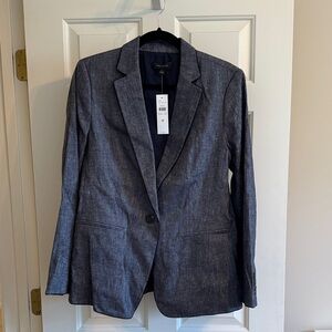 Ann Taylor Chambray Blazer NWT